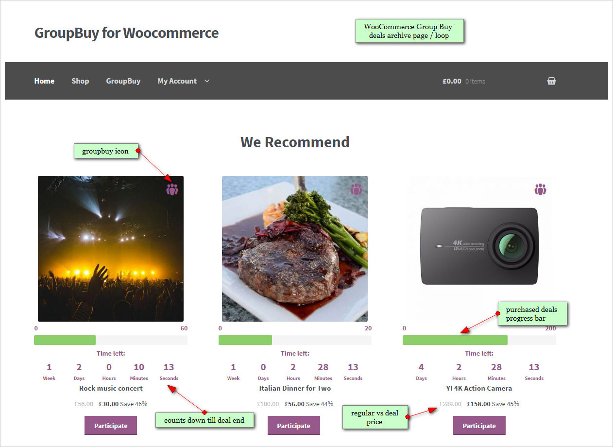 WooCommerce Group Buy and Deals