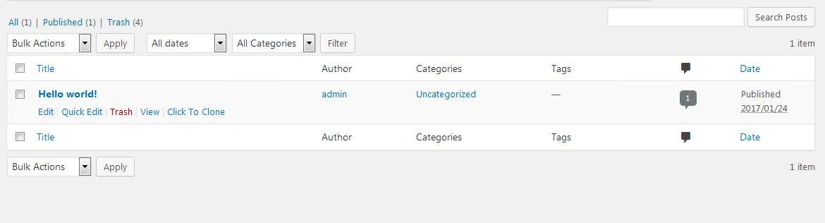 Clone easily with Page and Post Clone