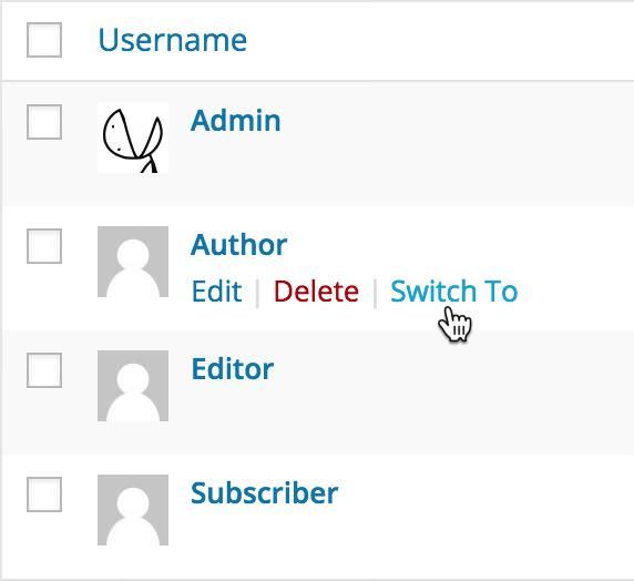 Switch user accounts with User Switching