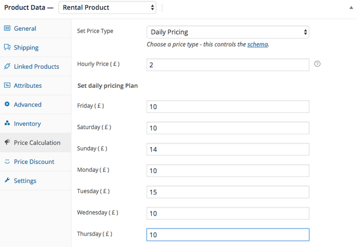 RnB WooCommerce Rental Booking System Pricing