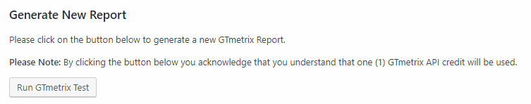 gtmetrix test