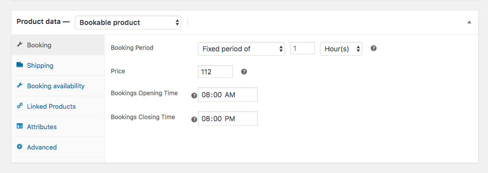 woocommerce bookings and appointment