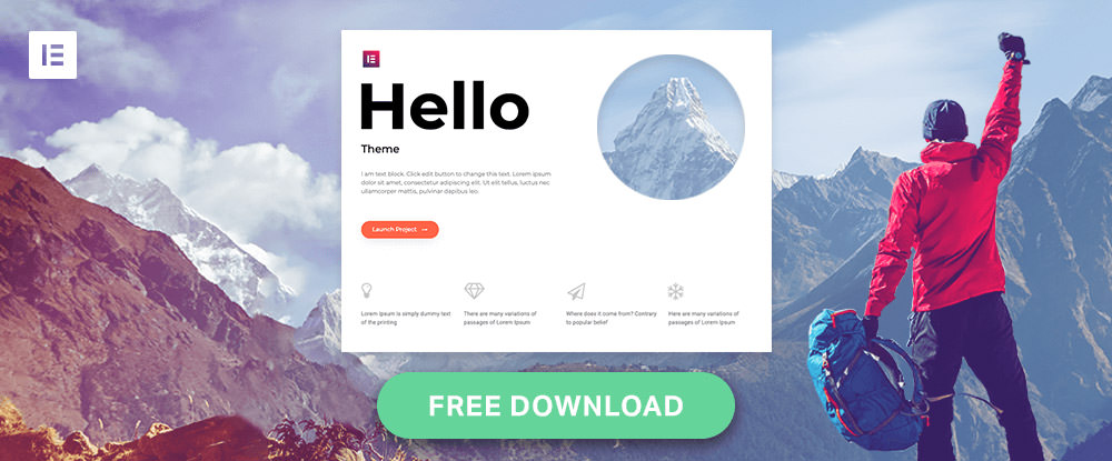 hello wordpress theme