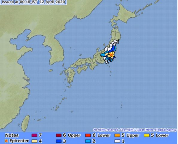 Earthquake alert