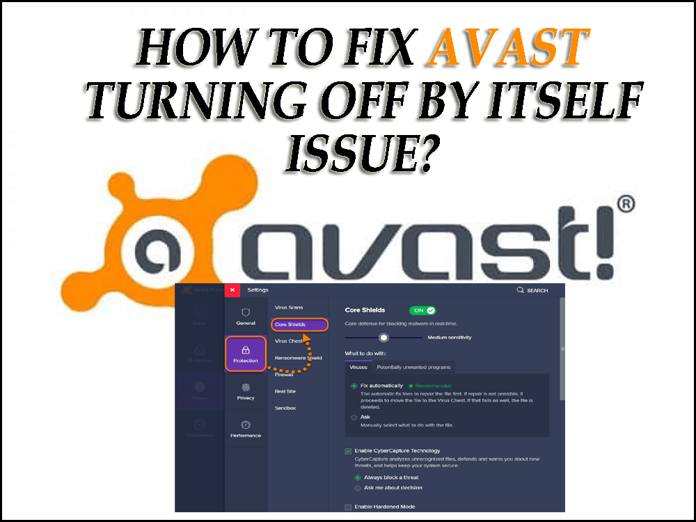 fix avast turning off by itself